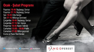Tangoperest Ocak Şubat Programı